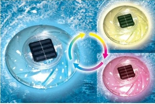 Picture of Solar Powered Color Changing Pool Lights
