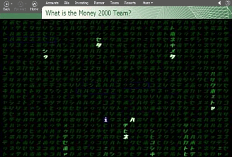The Matrix in Microsoft Money 2000 PB