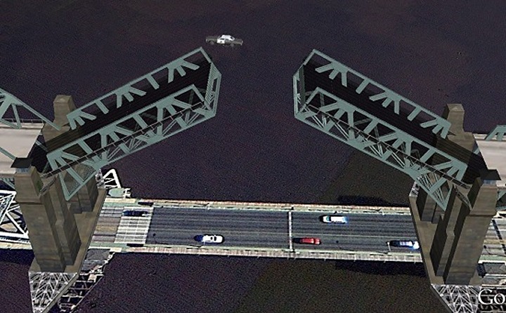 Google Earth - Blues Brothers Bridge